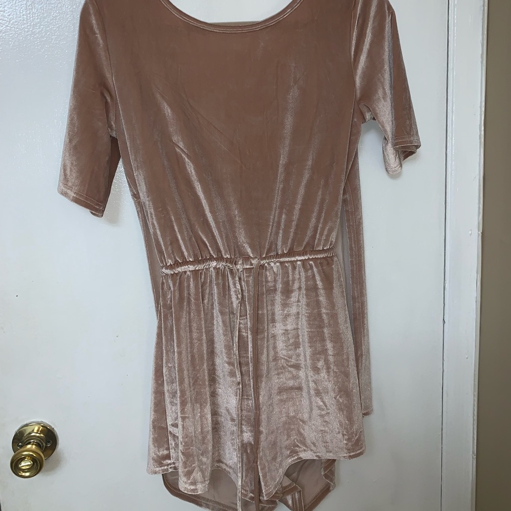 Sabo skirt velvet romper